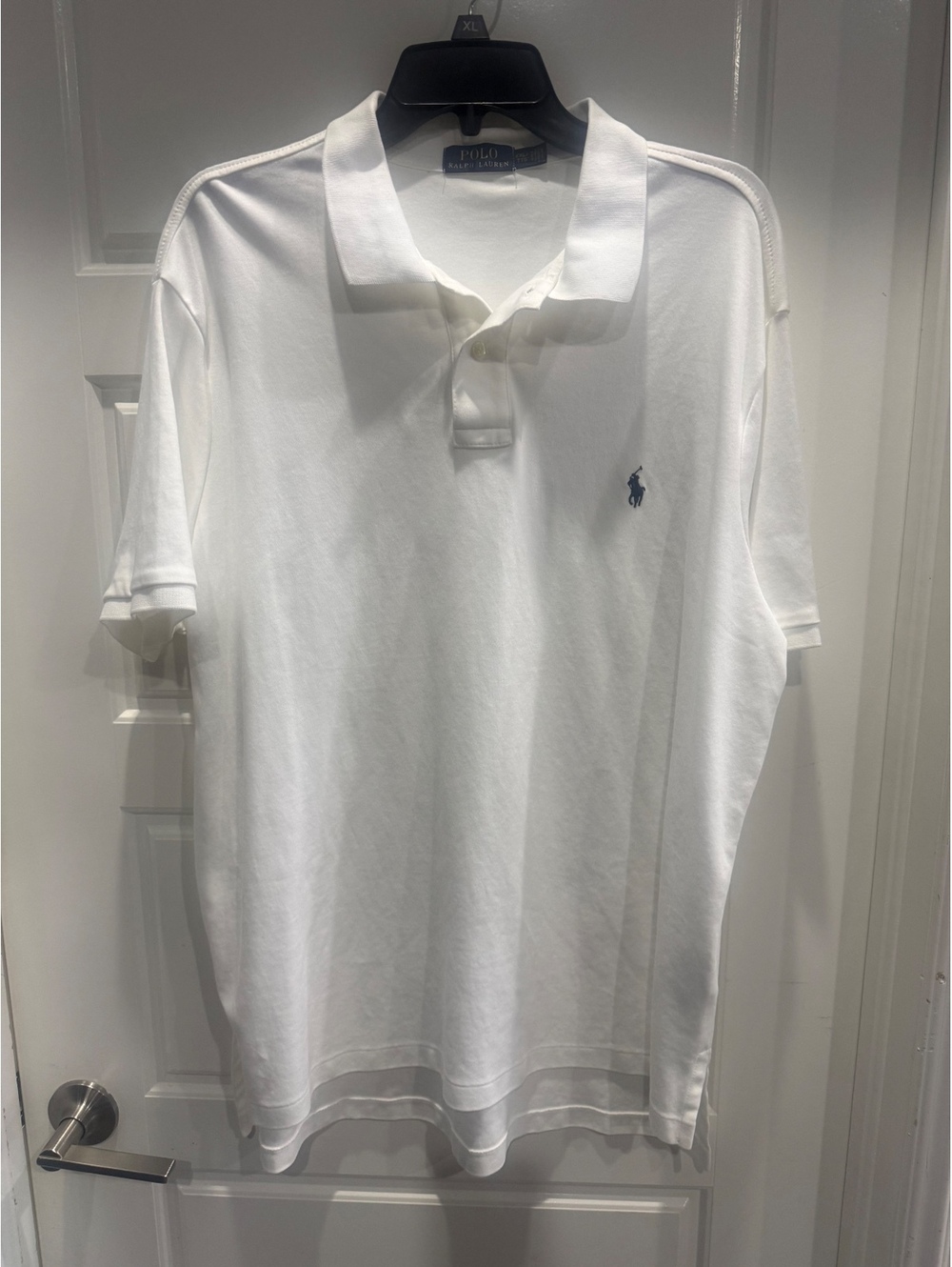 Polo Ralph Lauren Men's XXL White Classic Fit Cotton Polo Shirt